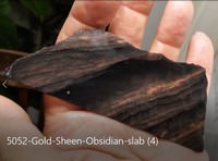 Gold Sheen Obsidian Slab