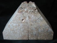 Pyramid Stone Bookends