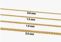 Golden Necklace Chain
