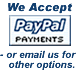 We Accept PayPal
